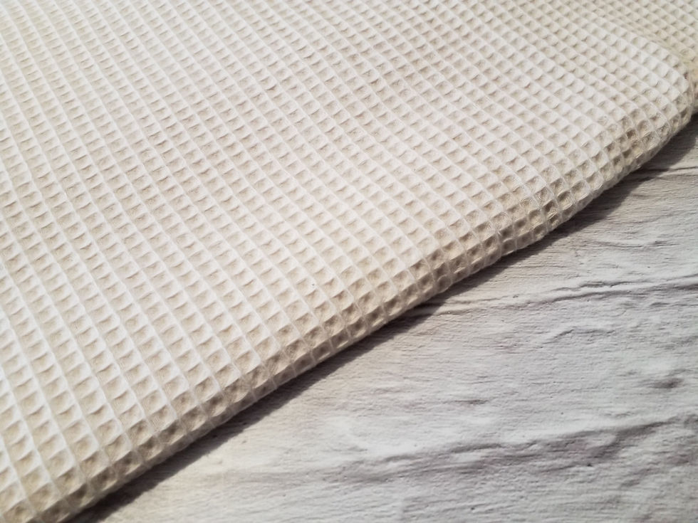 Thumbnail: Waffle knit, ecru
