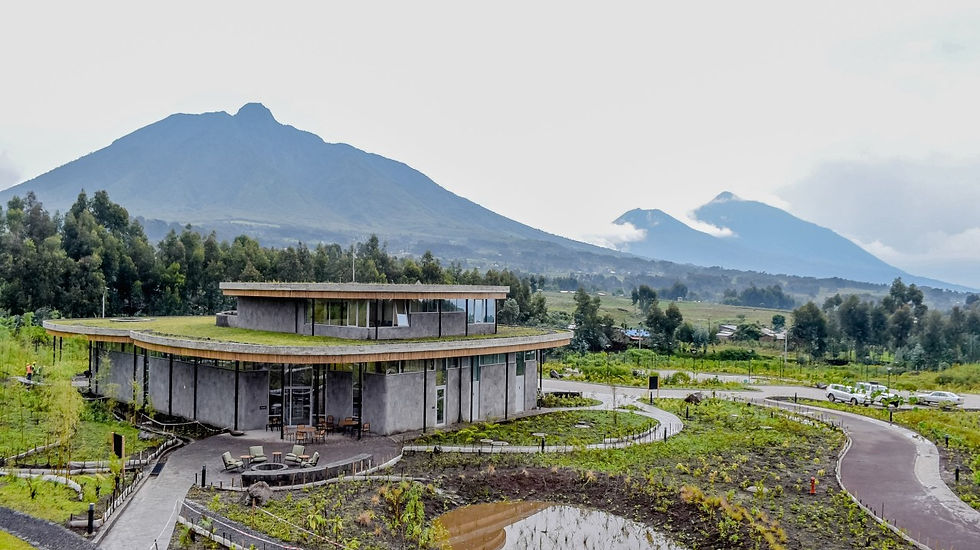 Ellen DeGeneres Campus with stunning views of the surrounding mountains in Rwanda