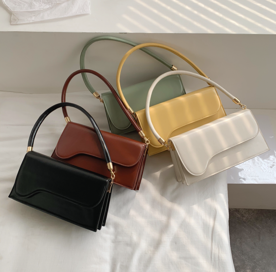 Thumbnail: Womens Elegant Crossbody Baguette Bag