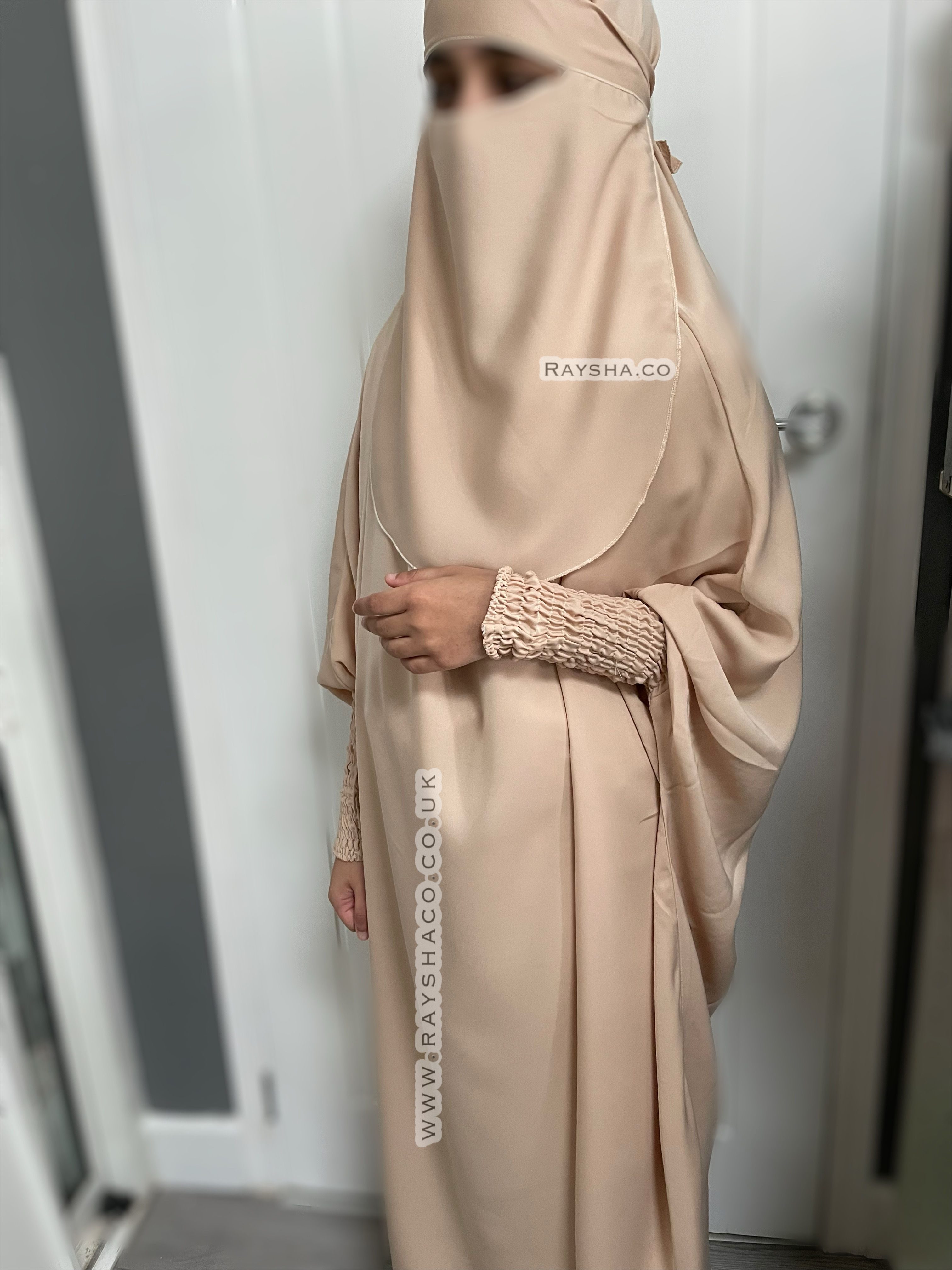 Petite 1pc Jilbab - cream