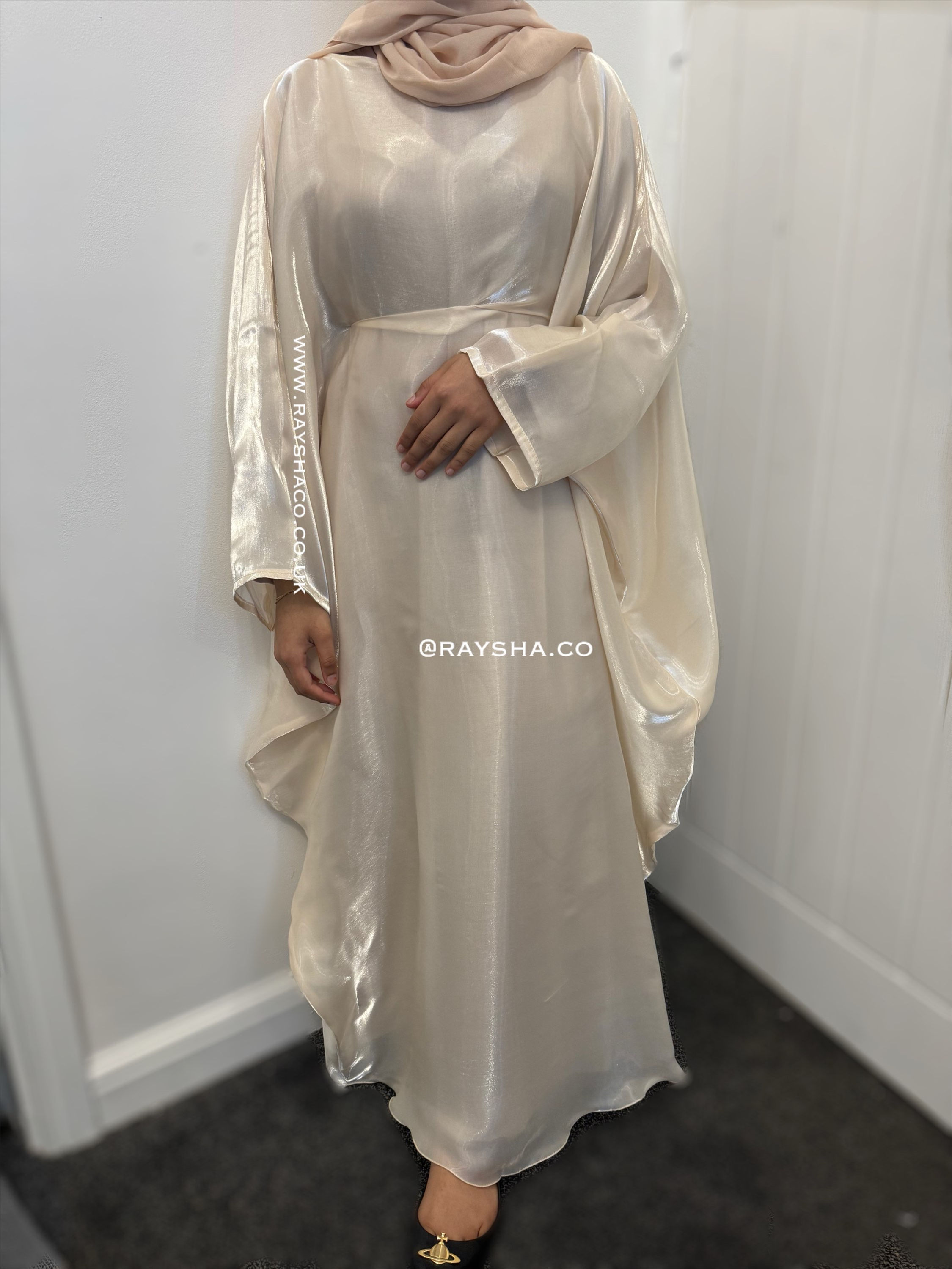 Petite Emara Abaya - cream