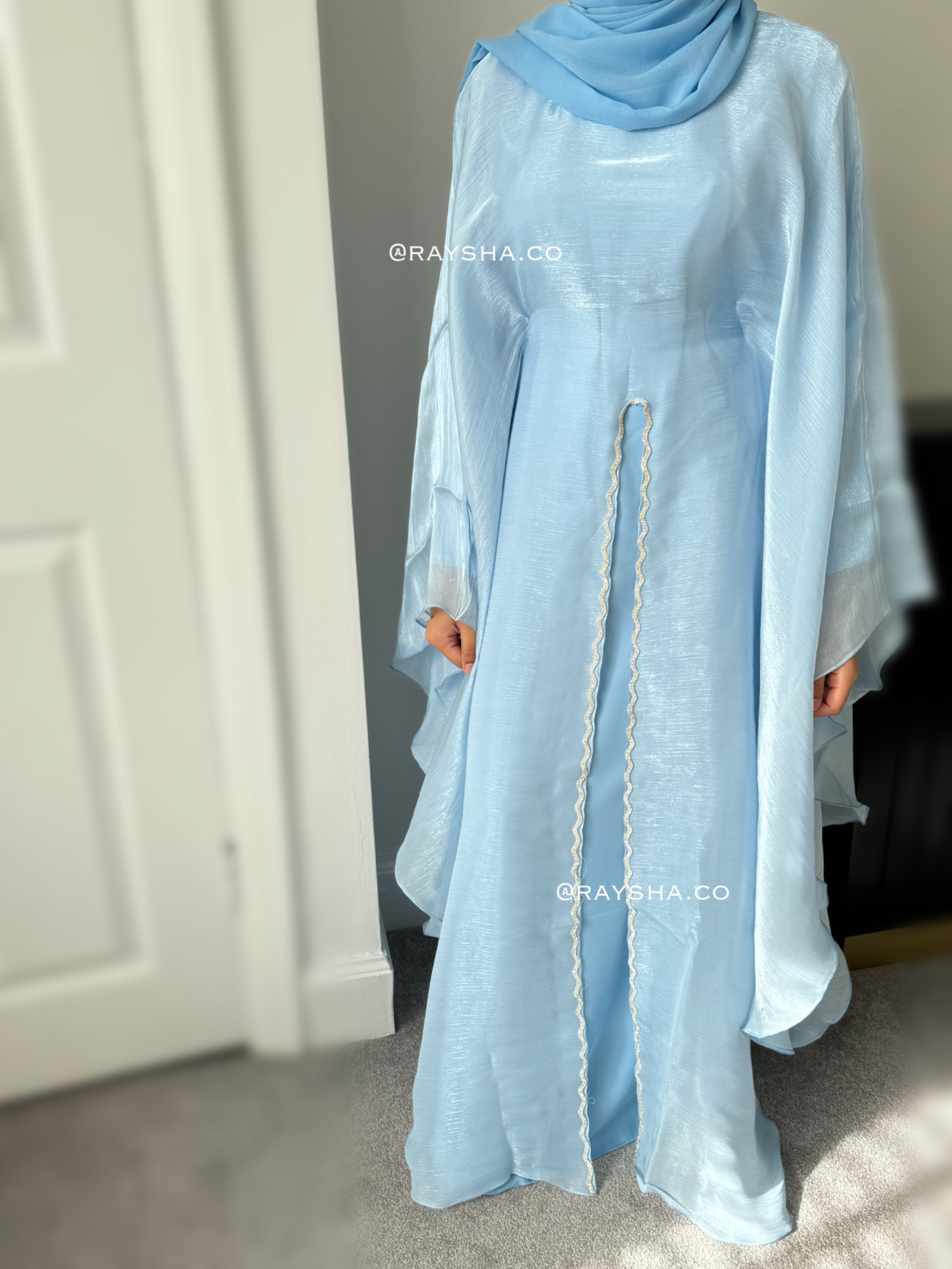 Petite Arwa Abaya - Blue