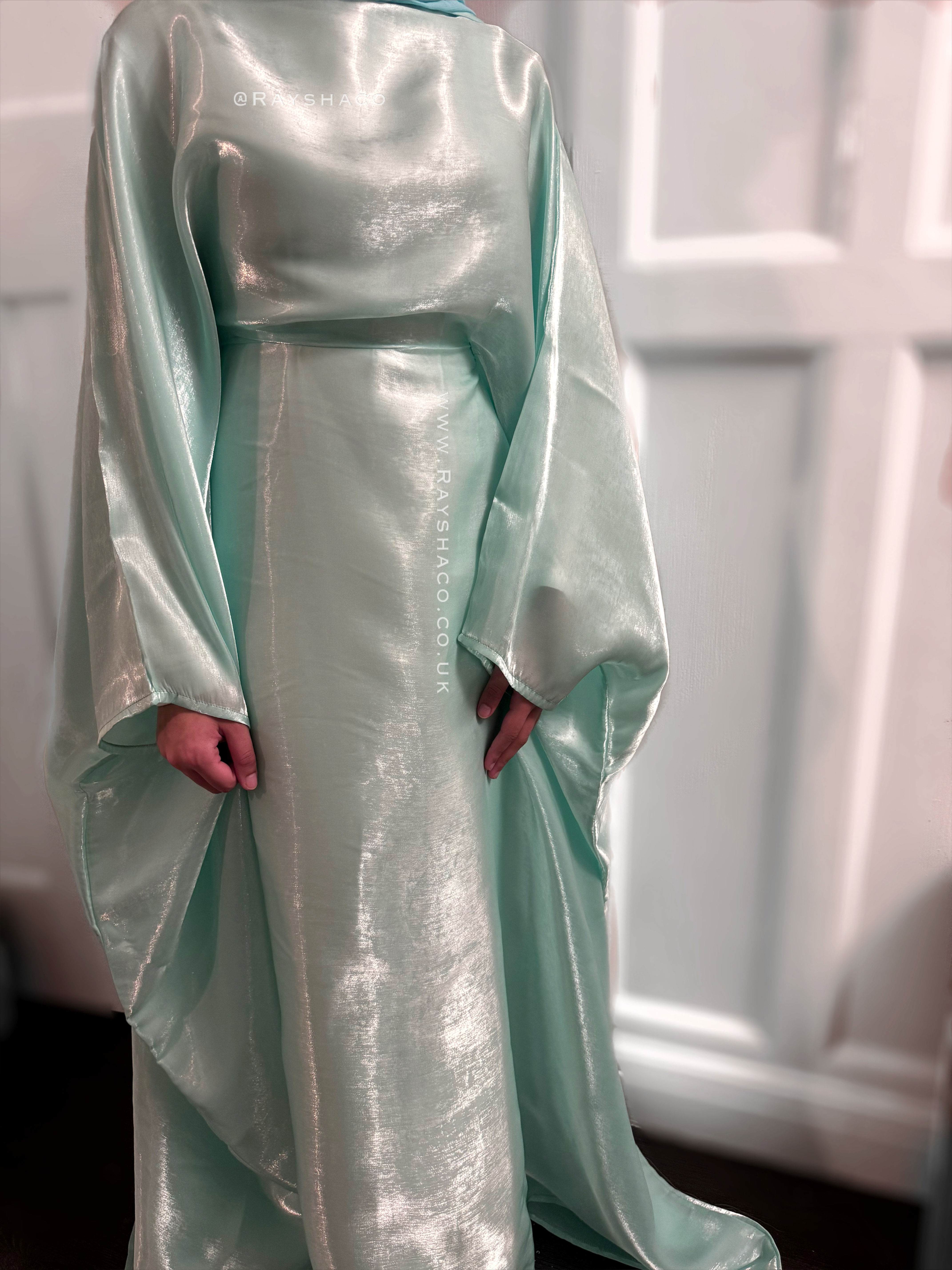 Emara Abaya - Aqua blue