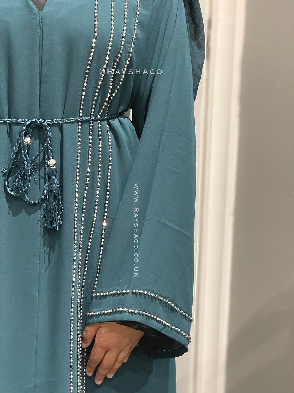 Thumbnail: Mirha Abaya - Teal 