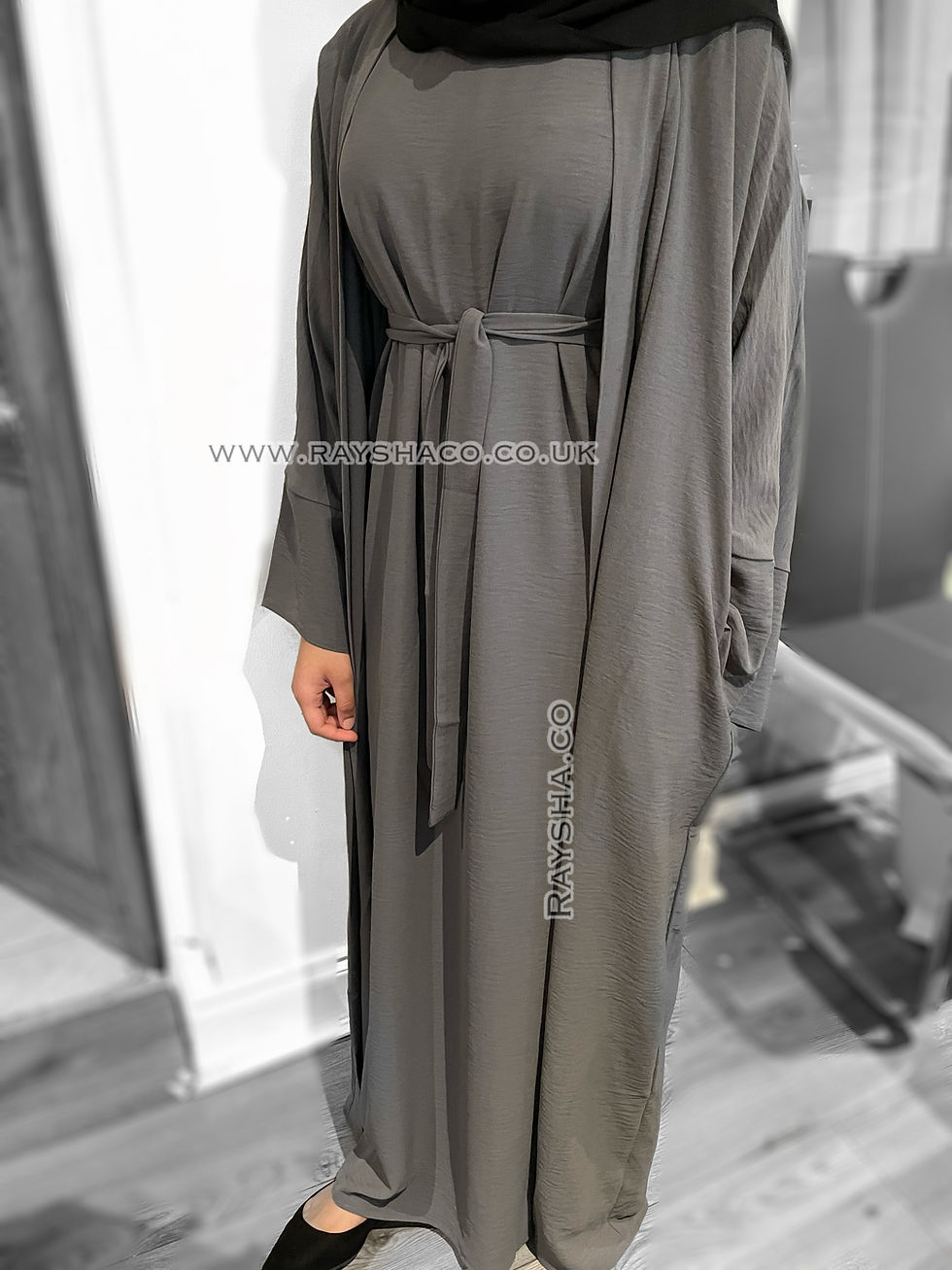 Eiliyah Abaya- Grey