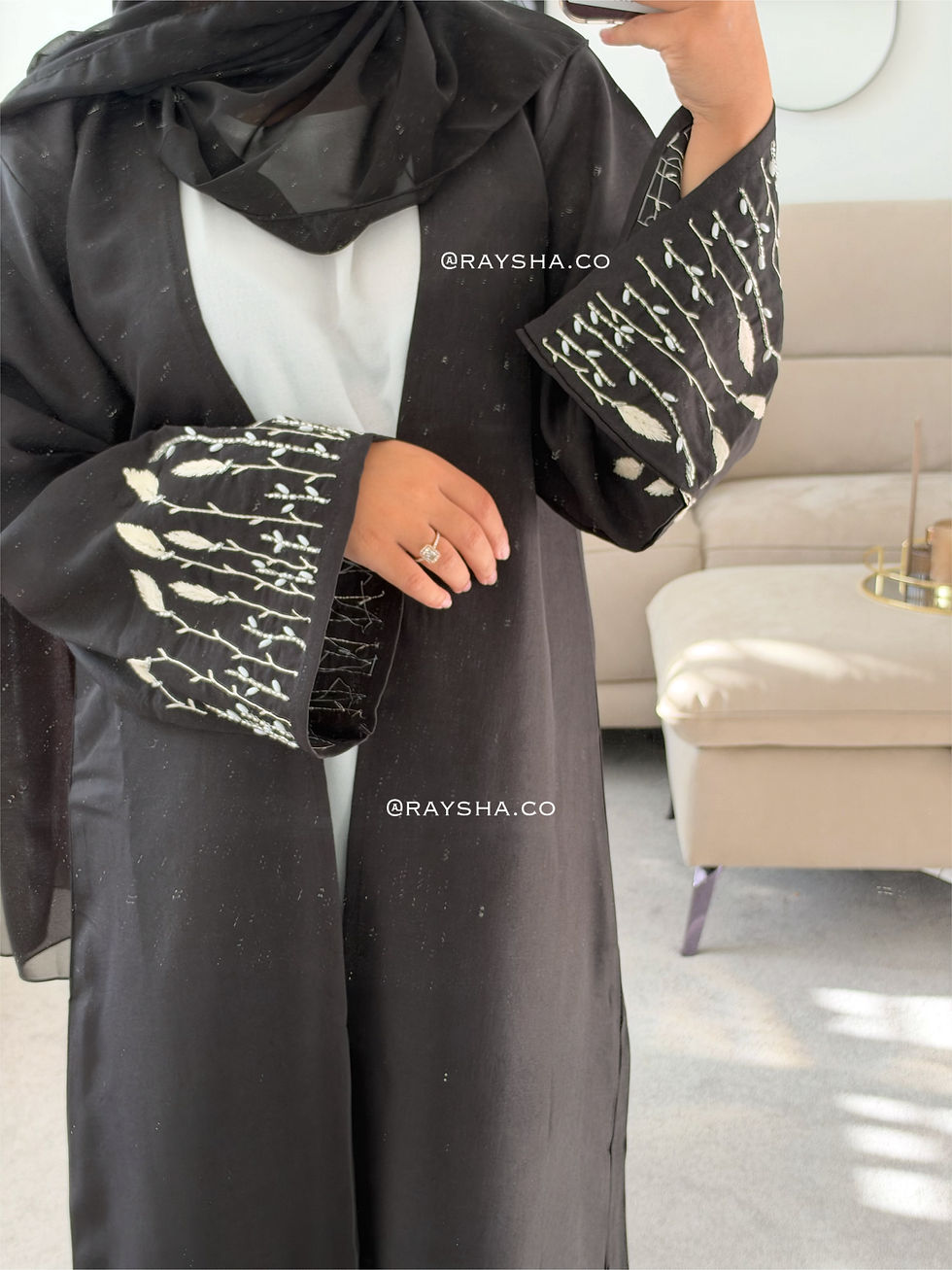 Thumbnail: Petite Ada Abaya - black 