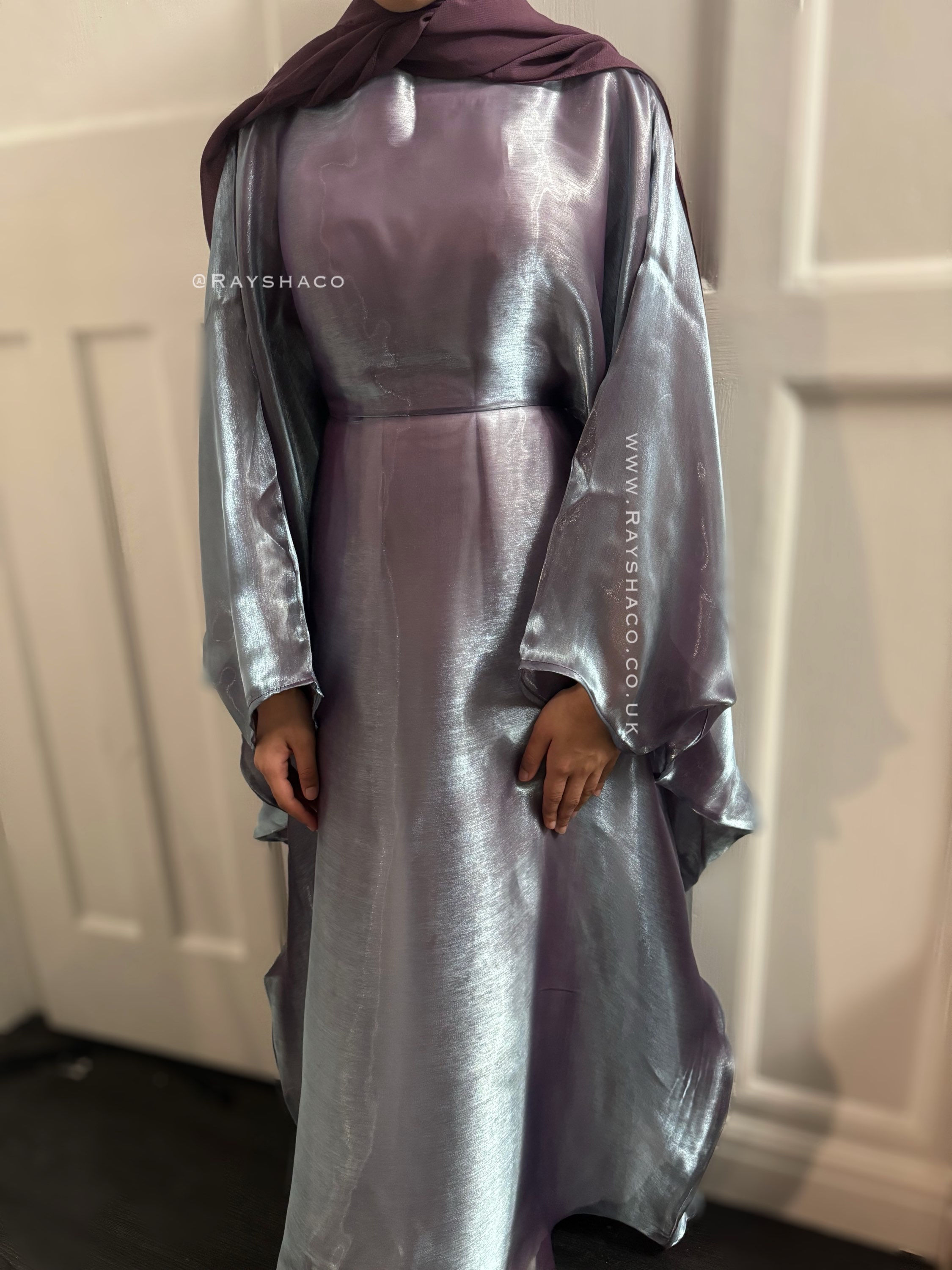 Petite Emara Abaya - galaxy purple 