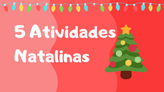 5 atividades natalinas