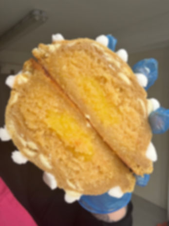 LEMON DRIZZLE CAKE STUFFED COOKIE
