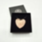 Thumbnail: Solid Copper Heart Necklace, Valentine Jewellery, 7th Wedding Anniversary