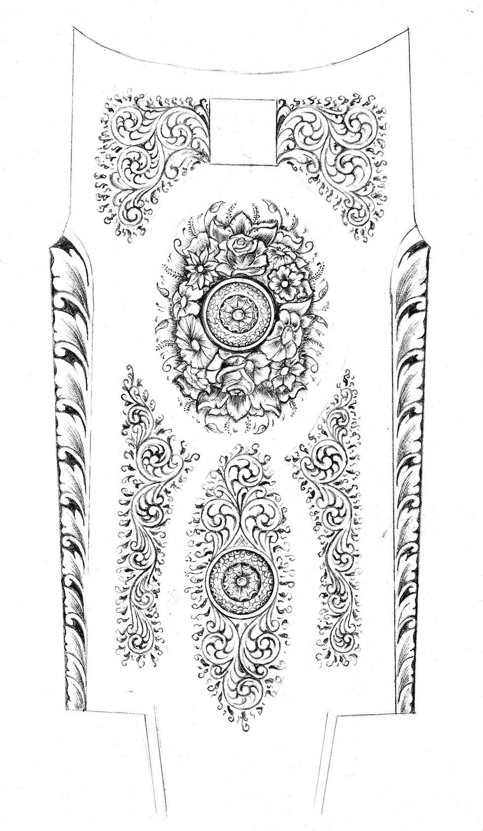 Plat de bascule et genre anglais et son bouquet