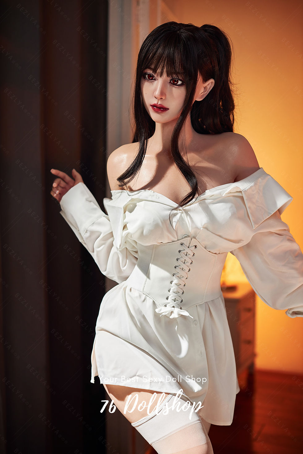 縮圖：BEZLYA彼之良娃娃-木槿-153cm  D罩杯 2.2U-(全矽膠)
