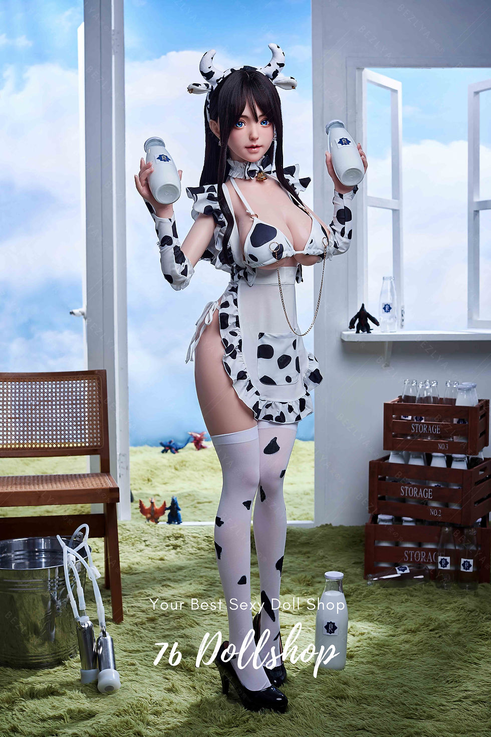 縮圖：BEZLYA彼之良娃娃-鈴蘭-145cm  F罩杯 2.2CF-(全矽膠)