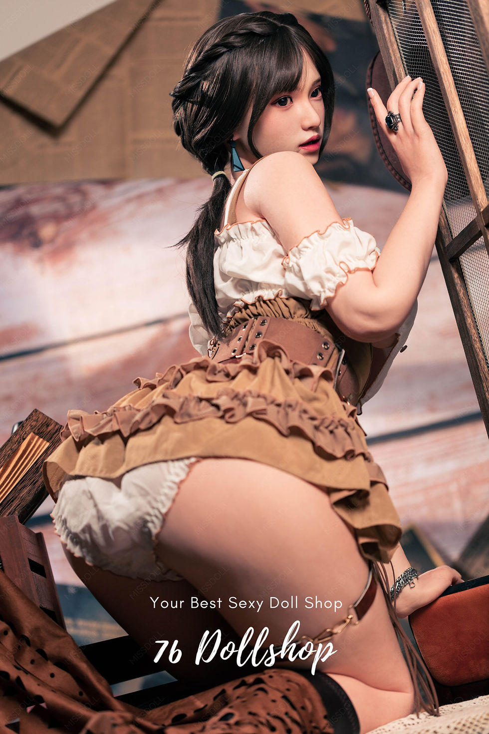 縮圖：BEZLYA彼之良娃娃-向日葵-162cm  A罩杯 2.2U-(全矽膠)
