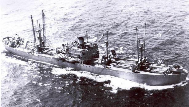 The SS Richard Montgomery in all her glory before the tragic night in 1944