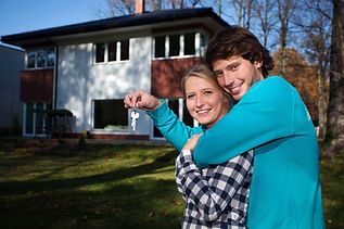 happy young home owners with Broker Scout