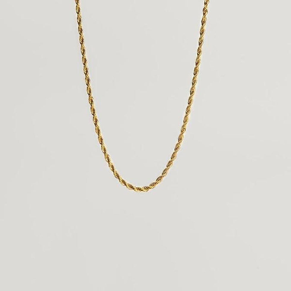 Twojeys Gold Rope Chain Necklace - Brand New, Never Worn, Stylish Jewelry