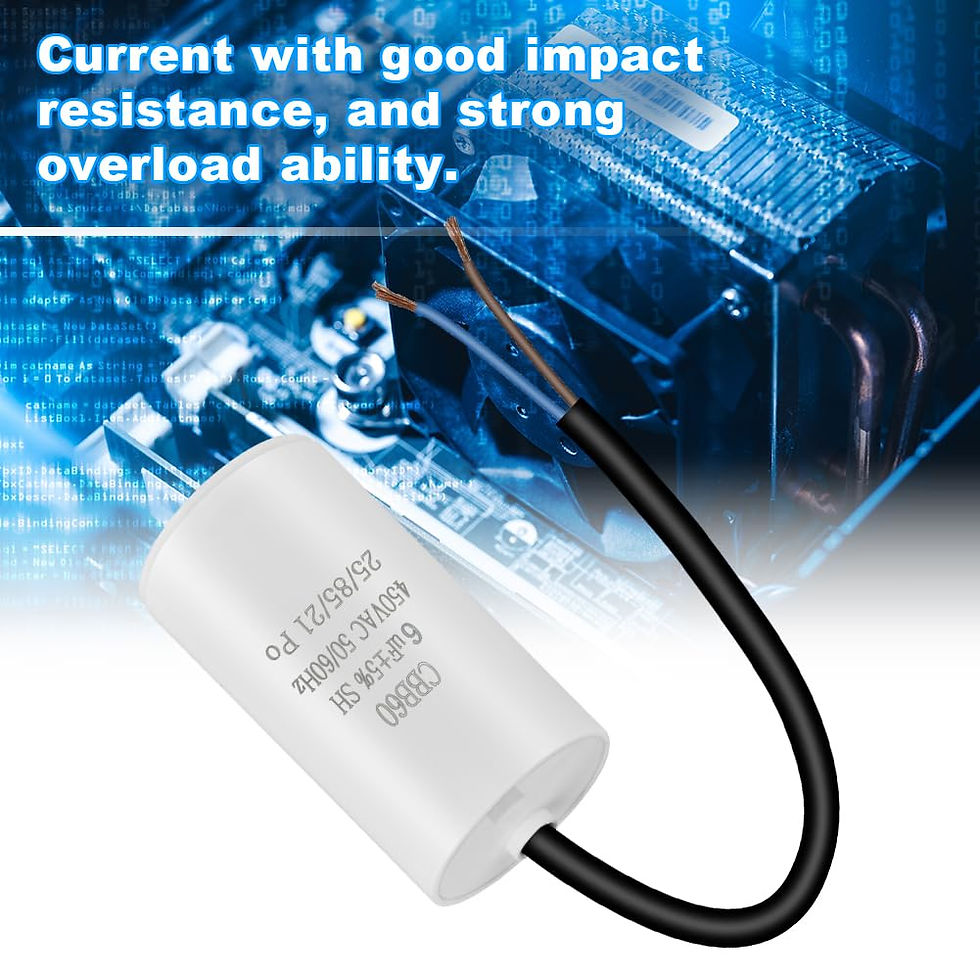 OFFCUP CBB60 Motor Run Start Capacitor 6μF 450V for Air Compressors