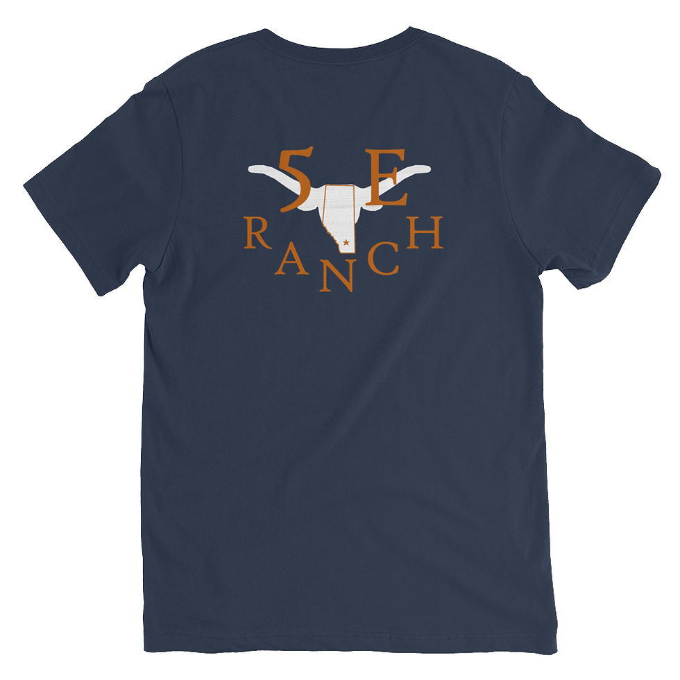 Thumbnail: Unisex Short Sleeve V-Neck T-Shirt OW