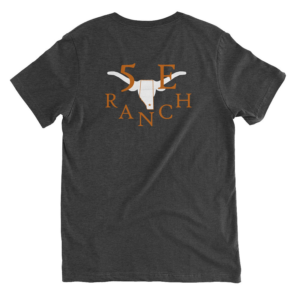 Thumbnail: Unisex Short Sleeve V-Neck T-Shirt OW