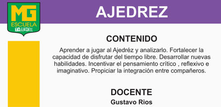 TALLERES 2019 - Primera parte