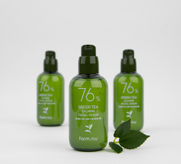 섬네일: FARM STAY 76% Green Tea Calming Facial Serum 100ml