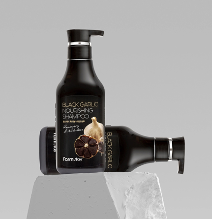 섬네일: FARM STAY Black Garlic Nourishing Shampoo 530ml