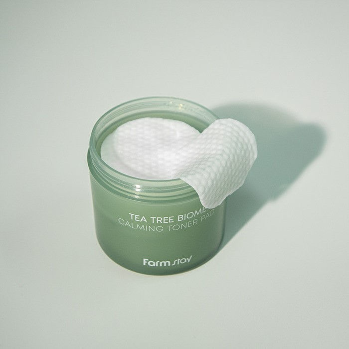 섬네일: FARM STAY TEA TREE BIOME CALMING TONER PAD 140ML