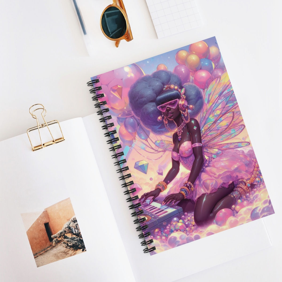 Fairy Synthesizer Spiral Notebook