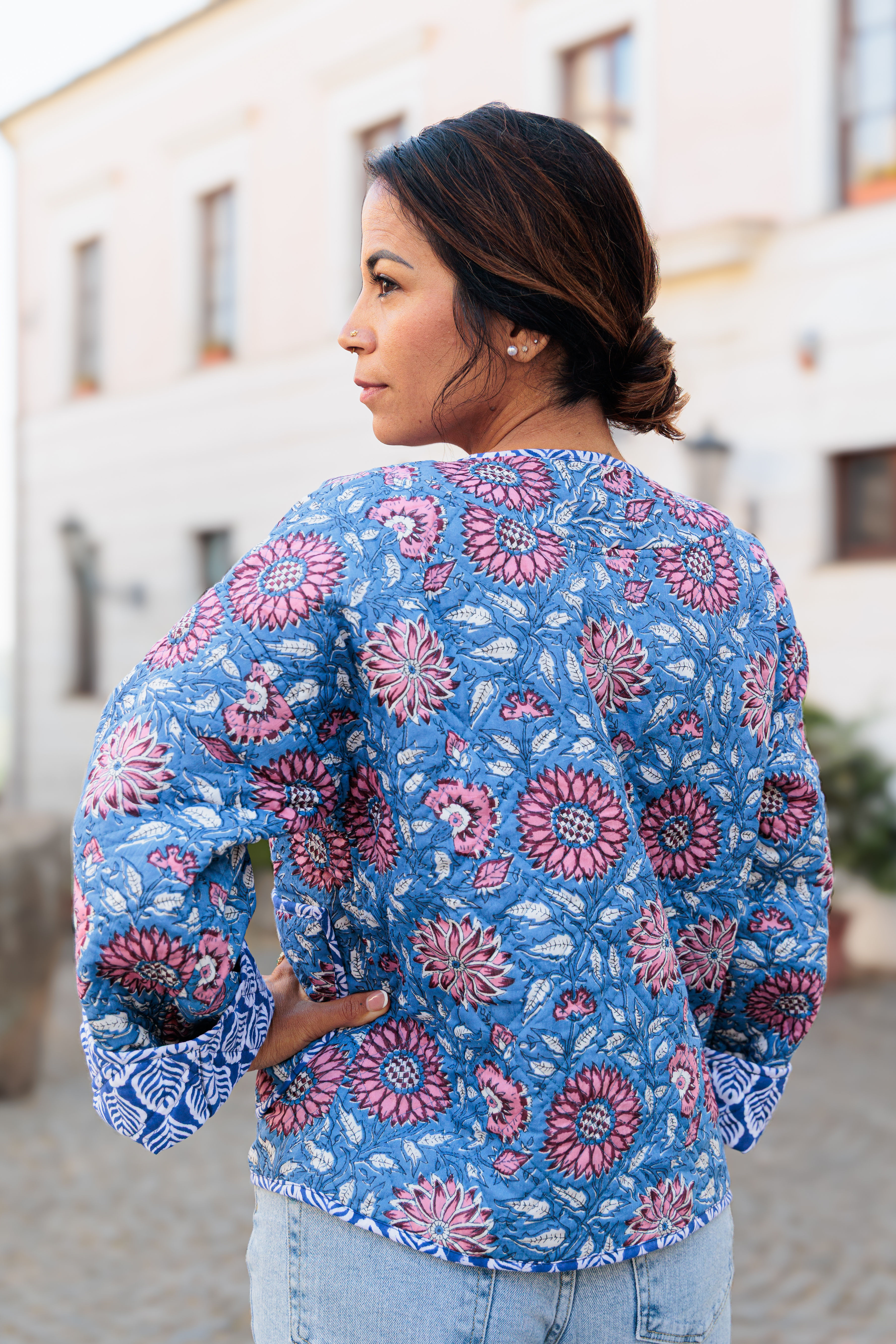 Daya Reversible Jacket ~ Royal Blue