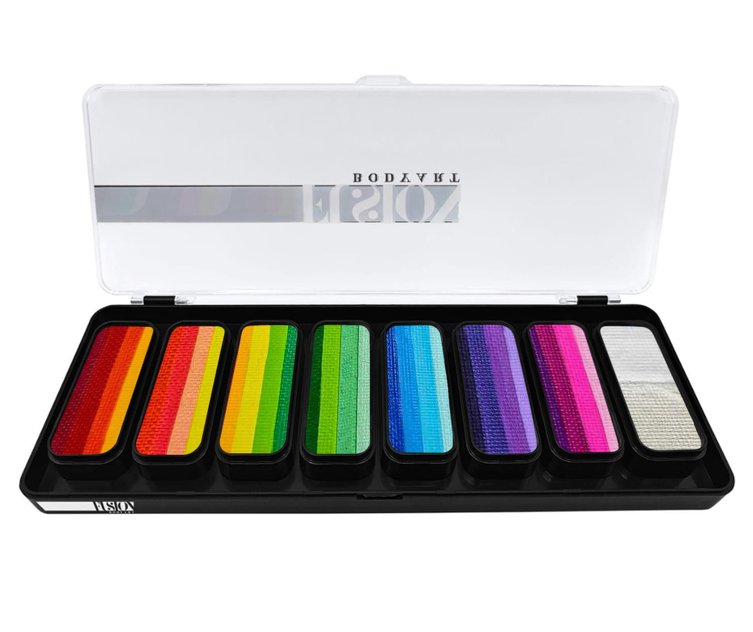 Fusion Thin Strokes | Rainbow Rush Face Paint Palette