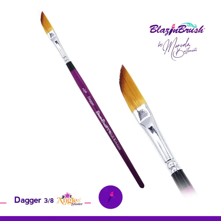 Blazin Brush | 3/8 Inch Dagger Limited Edition