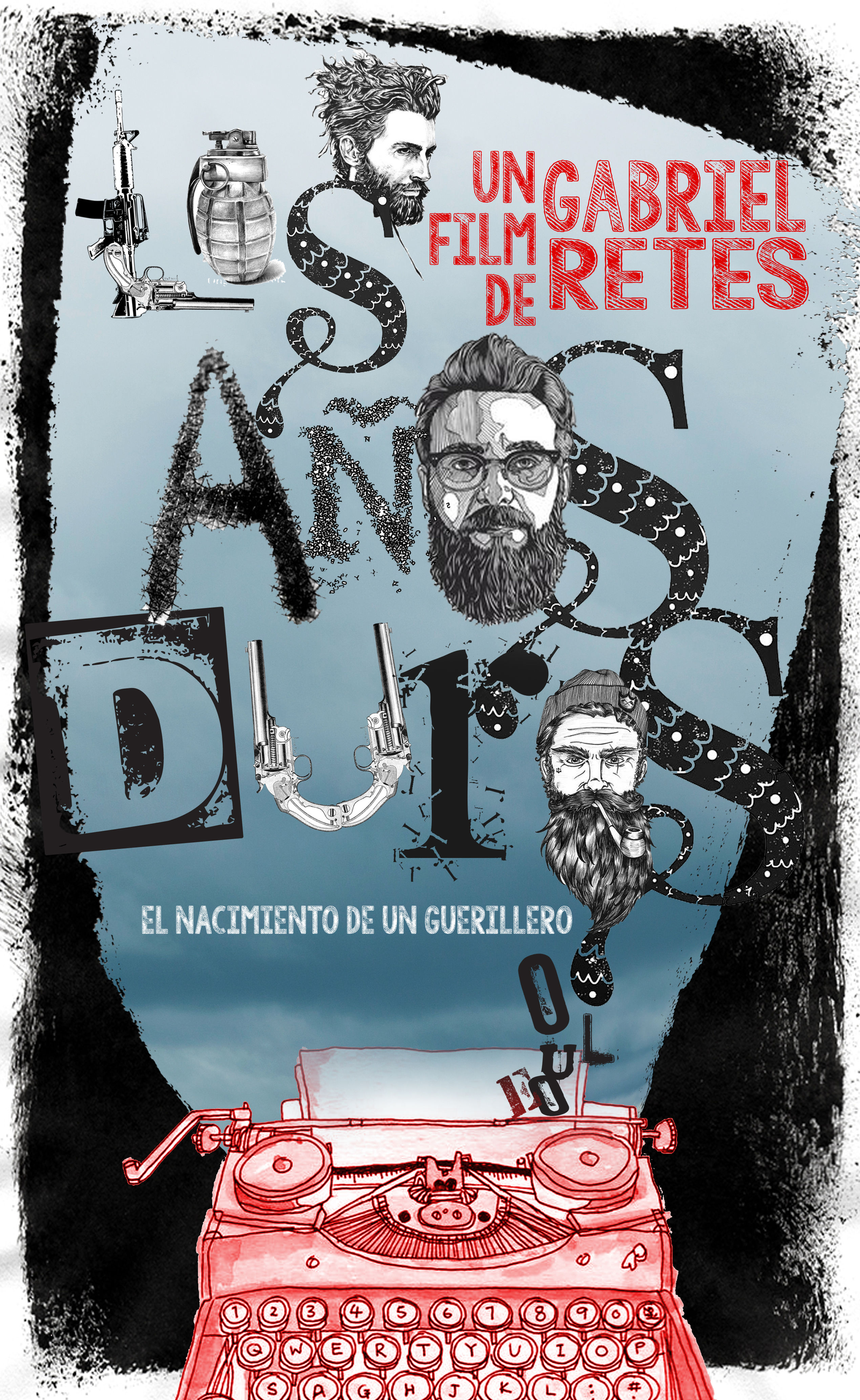 Poster aniversario de Los años duros