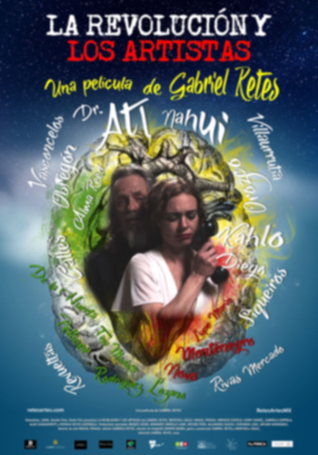 Poster digital de "La revolución y los artistas"