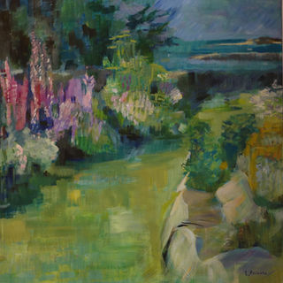 La cale du port Acrylique 80X80