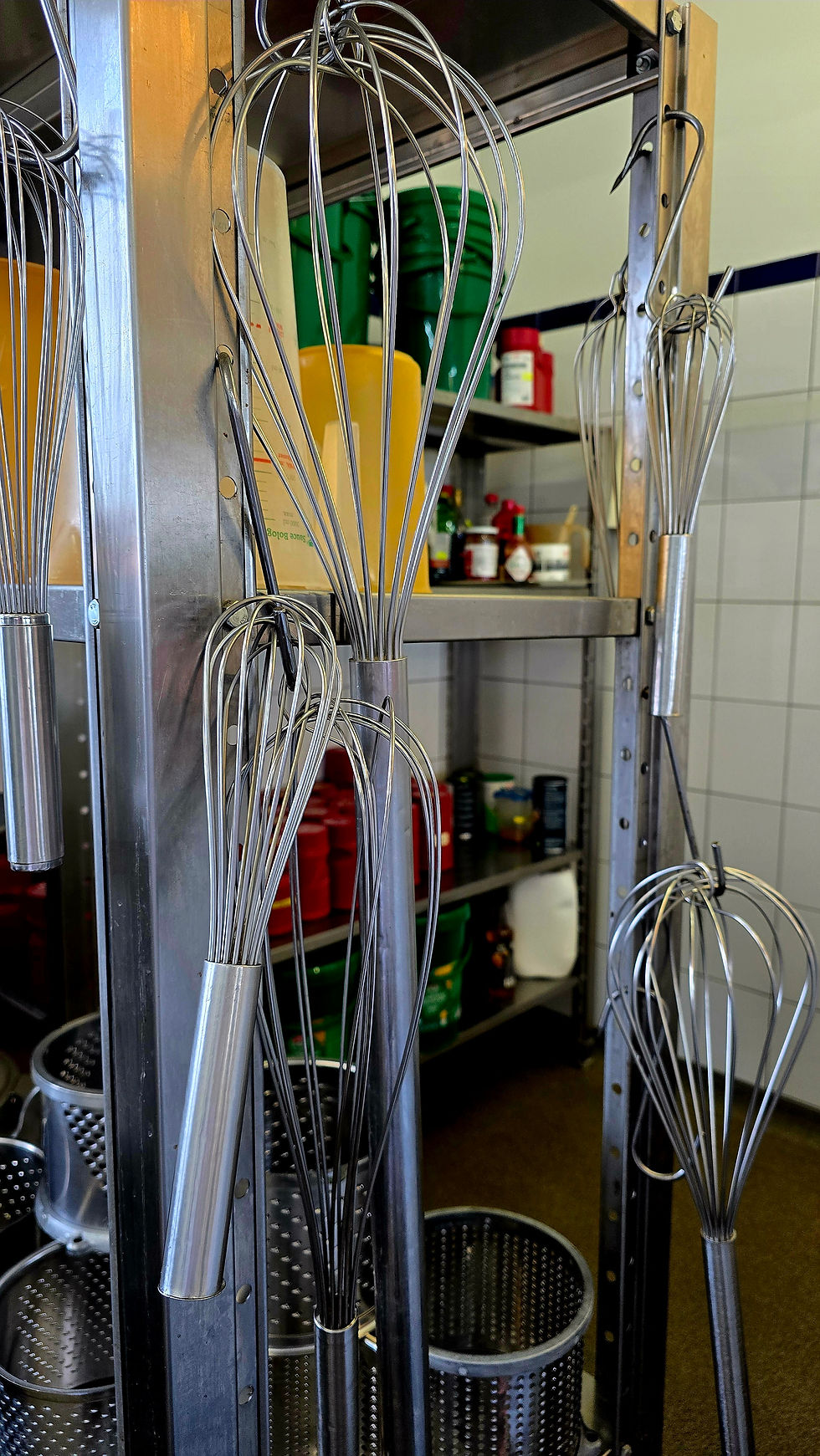 Große Töpfe- großes Rührgerät
