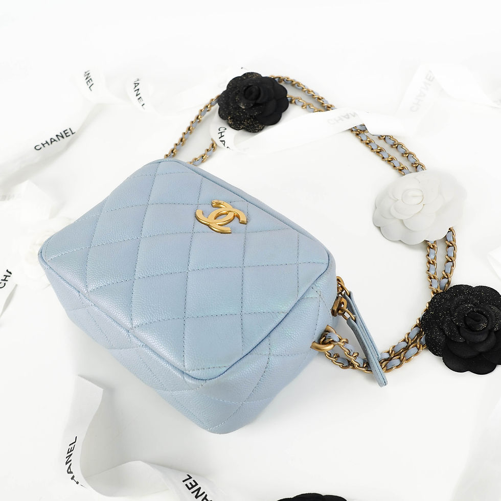 ภาพขนาดย่อ: Chanel  Small Camera Case Bag Caviar GHW รุ่นใหม่ไมโครชิป