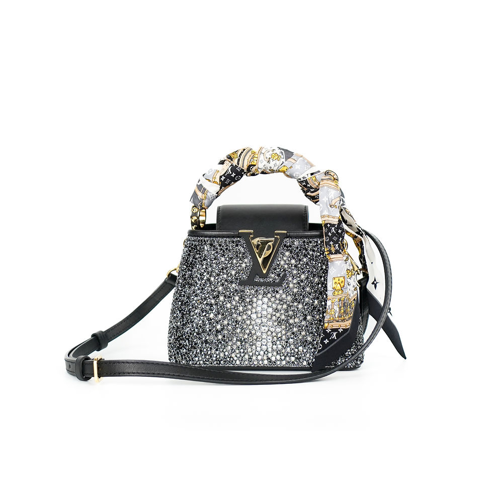 Thumbnail: Louis Vuitton  Capucines Nano Bag Full set รุ่นใหม่ Microchip พร้อมใบเสร็จช็อปไท