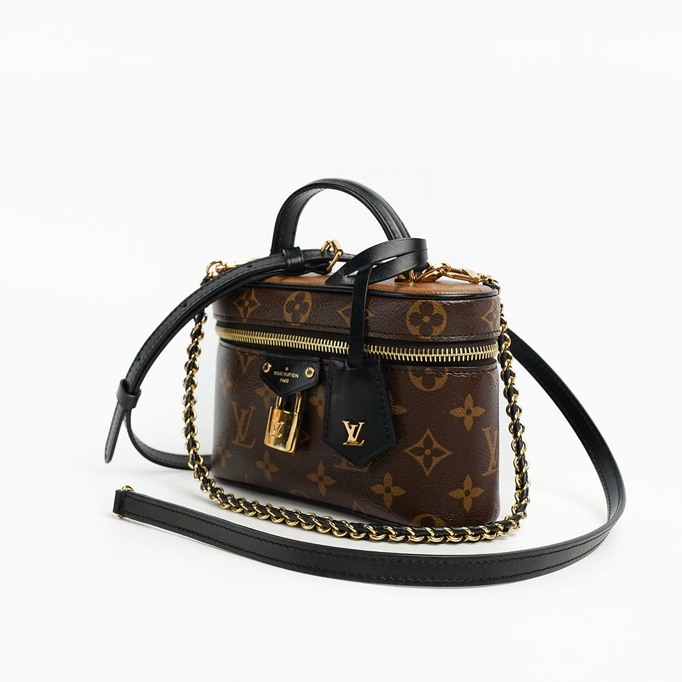 ภาพขนาดย่อ: Louis Vuitton  Vanity Chain Pouch Monogram Bag รุ่นใหม่ไมโครชิป Full set พร้อมใบ