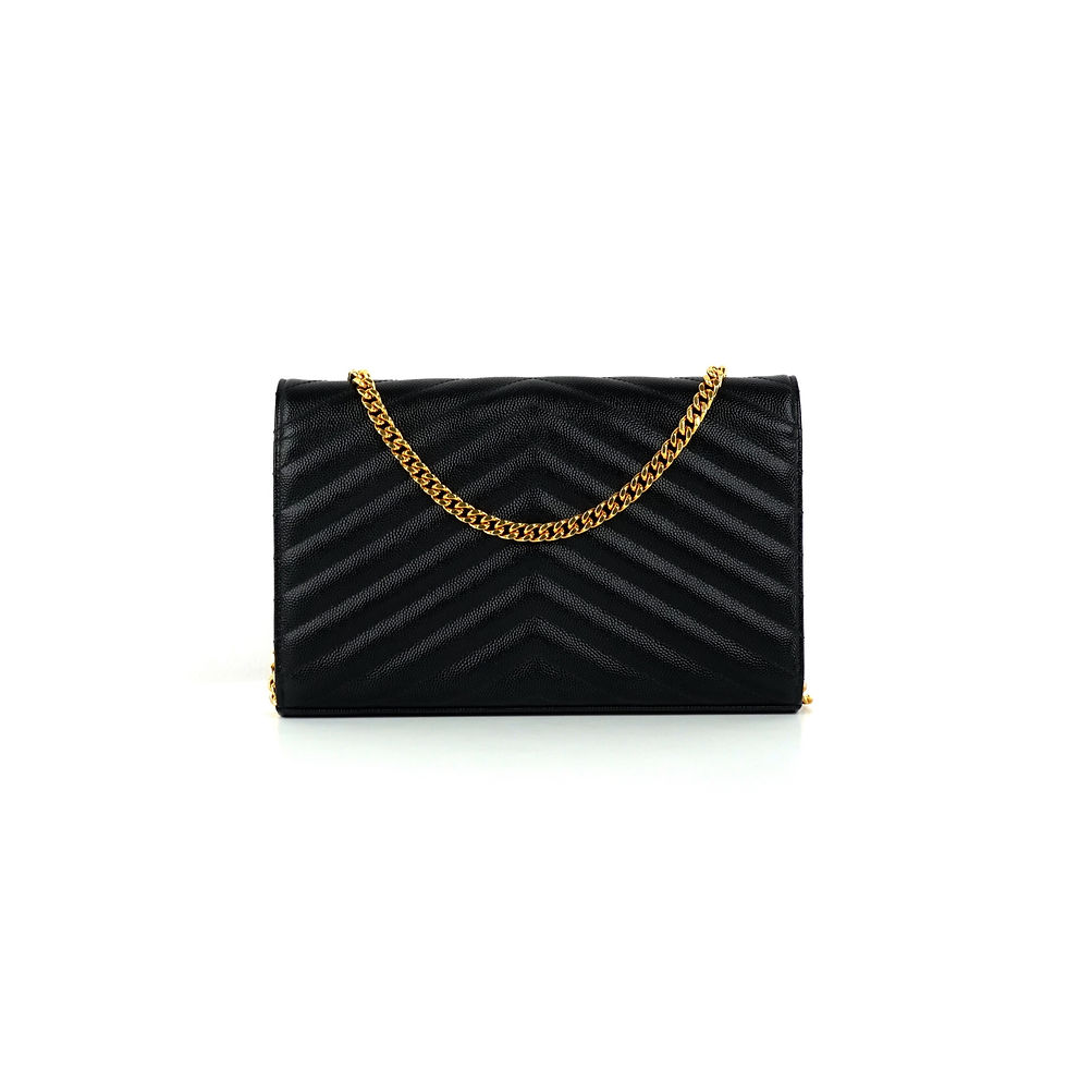 ภาพขนาดย่อ: Saint Laurent Woc 9 Wallet on chain GHW