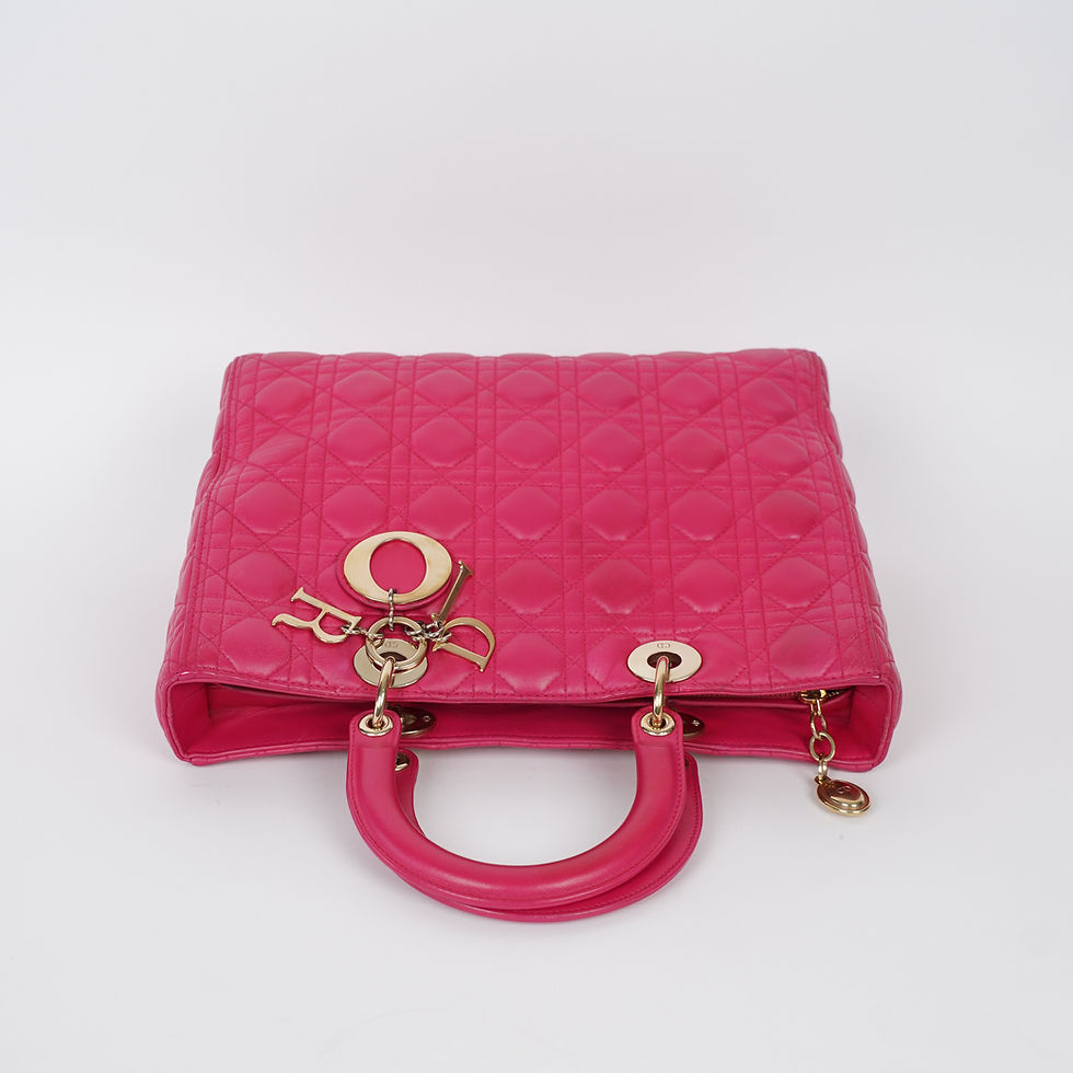 ภาพขนาดย่อ: Christian Dior  Lady Dior Large Bag GHW