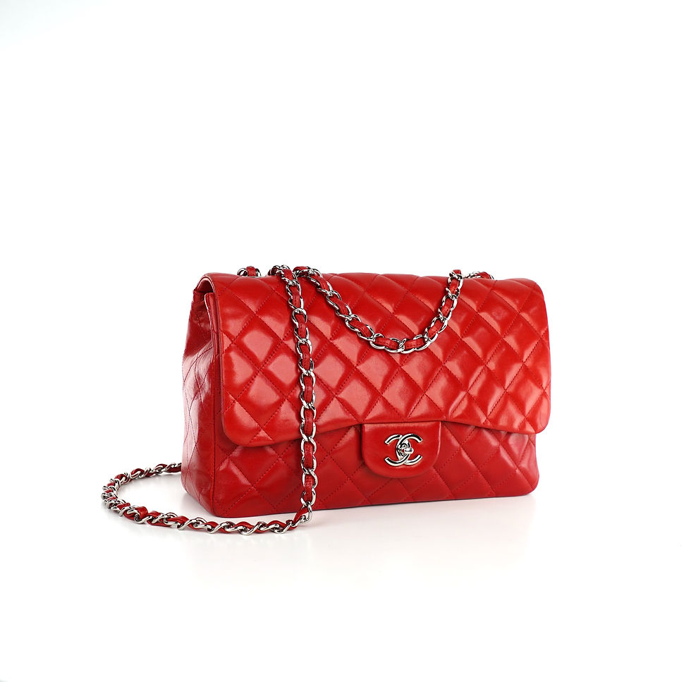 ภาพขนาดย่อ: Chanel Classic Jumbo Lambskin SHW