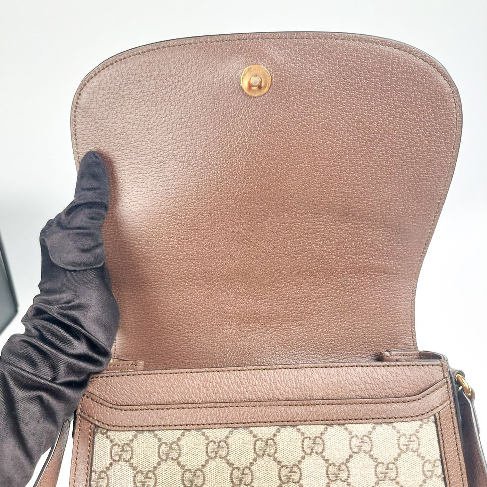 ภาพขนาดย่อ: Gucci  OPHIDIA GG CANVAS SHOULDER BAG