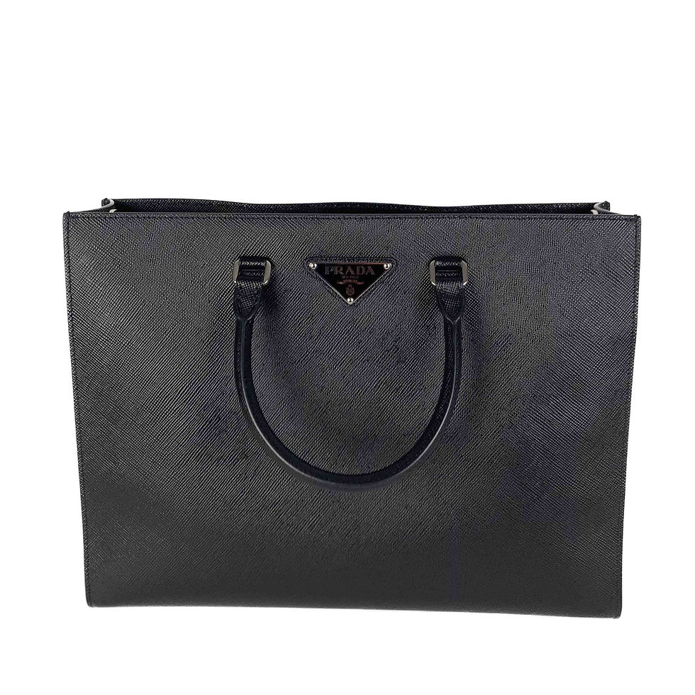 Thumbnail: Prada  Saffiano leather tote bag Full set  ปี 24