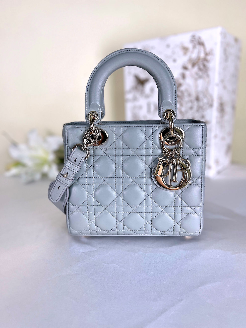 ภาพขนาดย่อ: SMALL LADY DIOR MY ABCDIOR BAG full set ซ็อปไทยใบเสร็จ ปี22