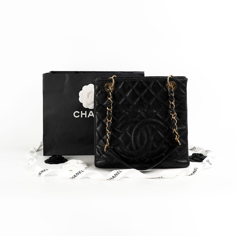 ภาพขนาดย่อ: Chanel  PST Caviar GHW