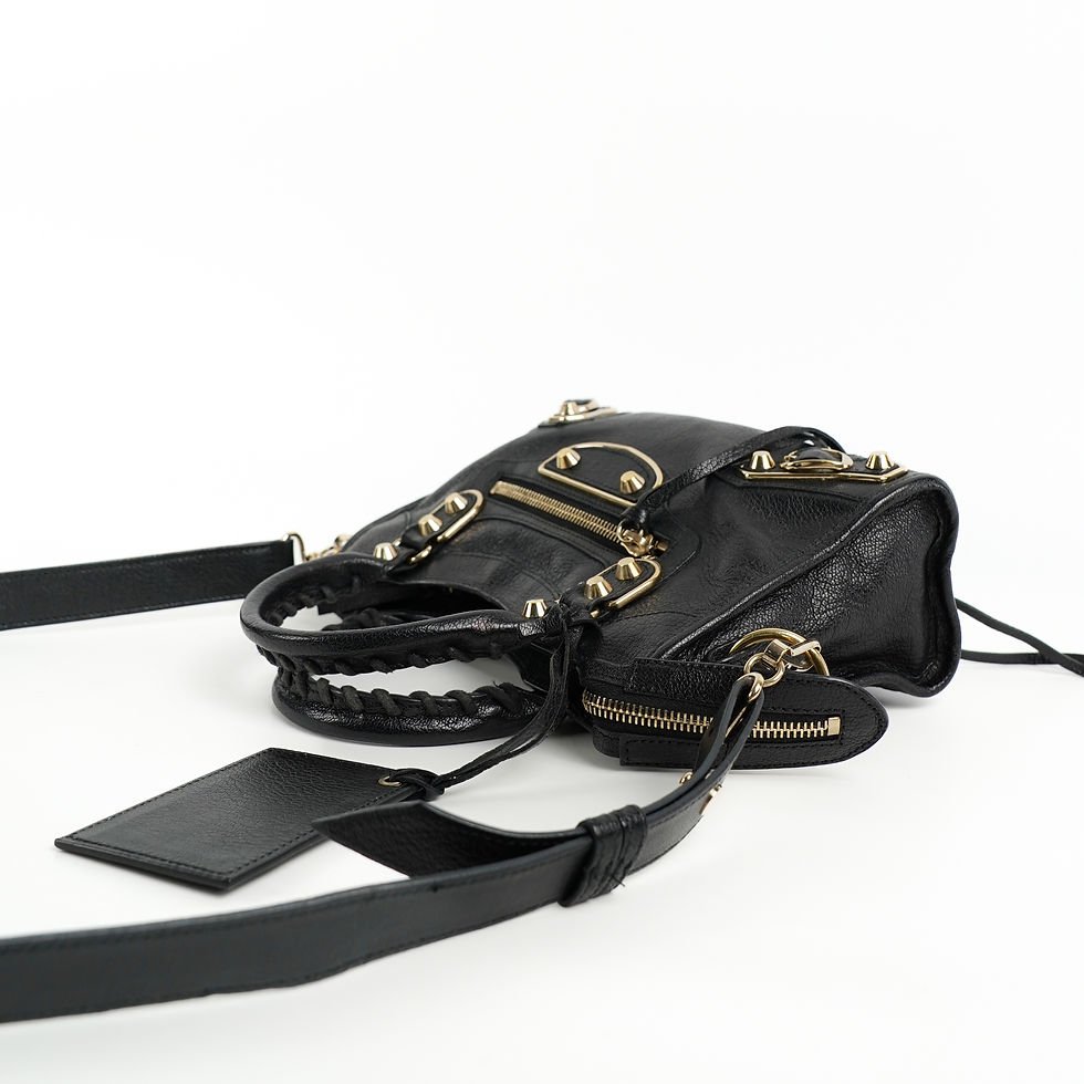 ภาพขนาดย่อ: Balenciaga  Mini City Egg Shoulder Bag