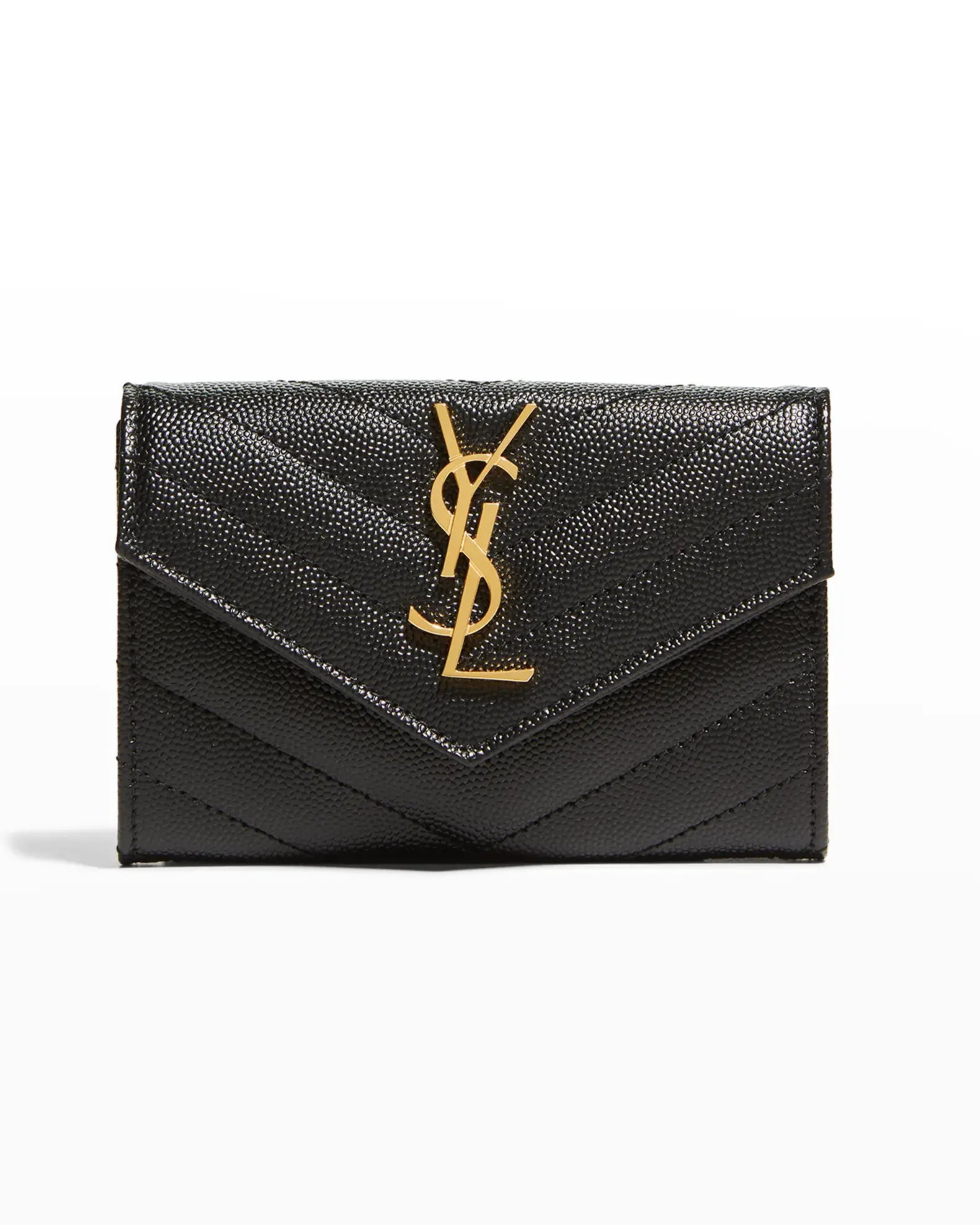 Saint Laurent Monogram College Chain Wallet