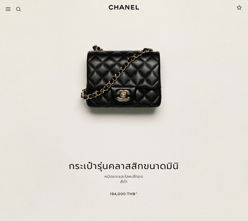 ภาพขนาดย่อ: Chanel  Classic mini 7 caviar Bag