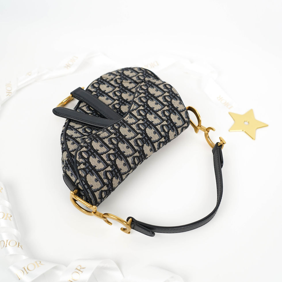Thumbnail: Christian Dior  Mini Saddle Bag Fullset